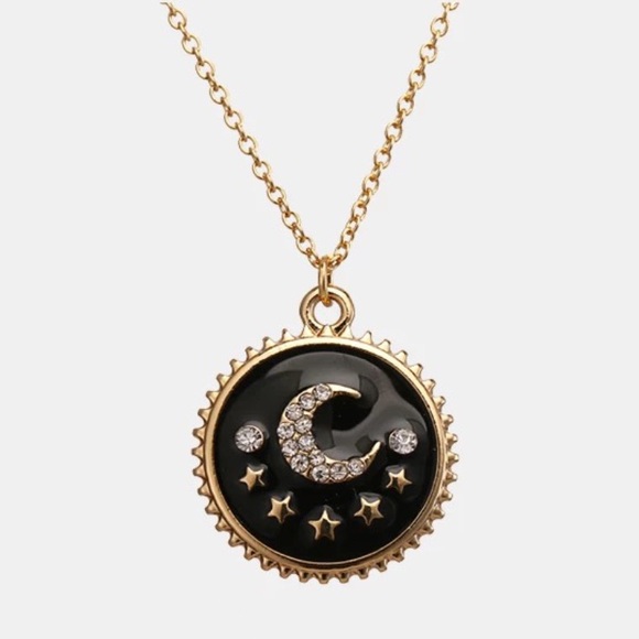 Jewelry - Dark moon pendant necklace